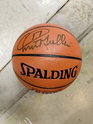 Baloncesto de la NBA autografiado firmado por Chris Mullin Salón de la fama certificado de autenticidad JSA Golden State Foto 1 de 2