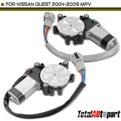 Motor de ventana 2 piezas 6 pines para monovolumen delantero izquierdo y derecho Nissan Quest 2004-2009 Foto 1 de 4