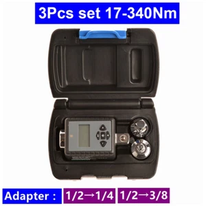 Llave de par electrónica digital de 1/2" adaptador 3/8 1/4 2-200/17-340N.m herramienta - Imagen 1 de 12
