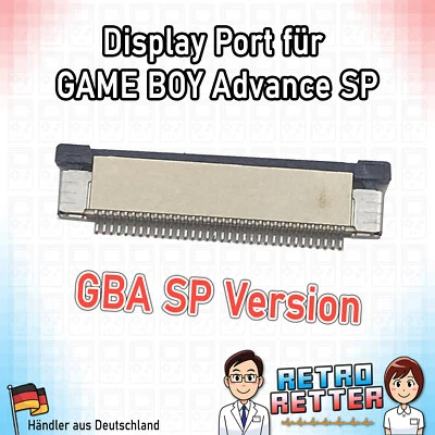 GameBoy Advance SP Mainboard Display Anschluss Connector Sockel - GBA SP Stecker - Bild 1 von 2