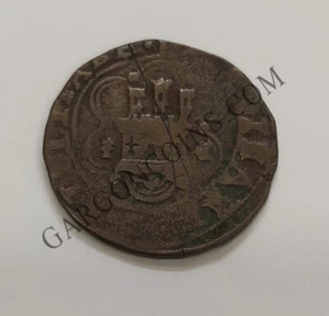 Reyes Católicos. 4 maravedies de la ceca de Cuenca. 1469-1504 - Imagen 1 de 2