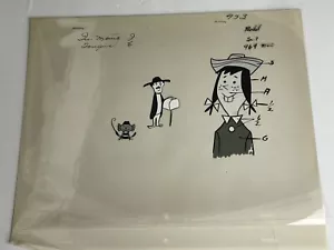 Modelo de animación comercial Ray Patin Farmer Girl de los años 50 cel dibujos animados moderno - Imagen 1 de 1
