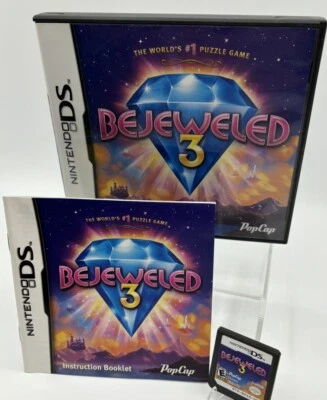 Bejeweled 3 (Nintendo DS, 2011) Autêntico, Completo e Testado__ - Imagem 1 de 4