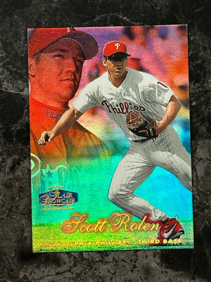 1998 Flair Showcase - Row 3 Scott Rolen #20 @QP03 - Image 1 of 1