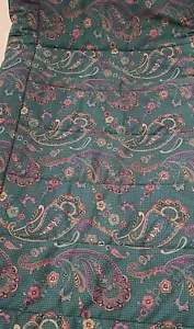 4pc Croscill Town Country Paisley Floral Houndstooth Daybed Comforter Shams - Picture 1 of 7