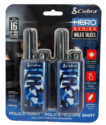 New Cobra Hero Series Walkie Talkies Special Forces HE155B ( 16 Mile Range ) - Image 1 of 4