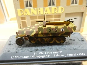 CHAR SDKFZ.1 AUSF.D 12e SS PZ DIV FRANCE 1944 Militaire 1/72éme IXO Neuf Boite - Foto 1 di 9