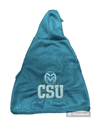 "Vellón universitario All Star Dogs NCAA CSU con capucha tamaño mediano (18-30 lb) 19-24"" circunferencia" Foto 1 de 4