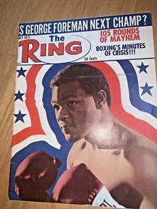 July 1971 - THE RING Magazine with GEORGE FOREMAN - Picture 1 of 12