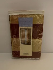 Elite Style Majesty Dupioni Silk Plaid Panel Curtains. - Picture 1 of 2