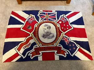Bandera de coronación del rey Eduardo VIII de 1937 rara - Imagen 1 de 18