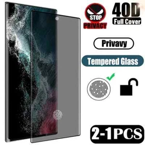 Galaxy S25 Ultra,S25Privacy Anti-Spy Max Premium Tempered Glass Screen Protector - Picture 1 of 32