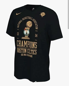 Boston Celtics 2024 NBA Champions Nike Official Locker Room T-Shirt Men’s MEDIUM - Picture 1 of 2
