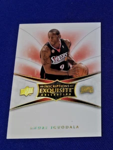 2008 UPPER DECK EXQUISITE INSCRIPTIONS AUTOGRAPH PROOF AUTHENTIC ANDRE IGUODALA - Picture 1 of 3