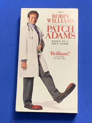 Patch Adams VHS 1998 Robin Williams (Blockbuster Rental) - Image 1 of 4