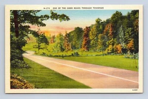 N-274 One Of The Good Roads-Tennessee Postcard Unposted - Picture 1 of 2