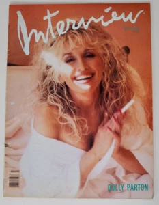 WARHOL'S INTERVIEW magazine JULY 1989   Dolly Parton cover - Picture 1 of 3