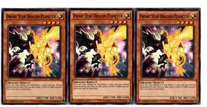Yugioh- 3X Dwarf Star Dragon Planeter - Common - 1st Ed - SHVI-EN093 - Near Mint - Picture 1 of 1