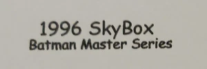 Skybox Batman Master Series 1996 PROMO Batman/Joker - Foto 1 di 3
