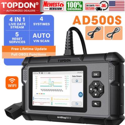 Topdon OBD2 Scanner ABS SRS Engine Transmissi...