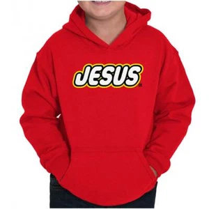 Cool Jesus Christ Religious Christian Gift Youth Hooded Sweatshirt Boy or Girl - Picture 1 of 8