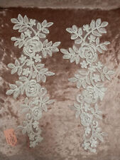 detachable ivory lace wedding dress straps BNWT