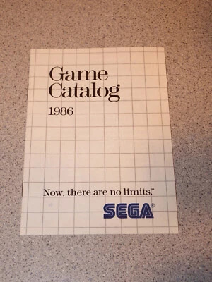 Sega Master System 1986 Video Game Catalog Booket - Image 1 of 2