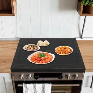 Tablero de fideos cubierta de estufa decorativa de gran tamaño bandeja para servir cocina 30" x 22" - Imagen 1 de 24