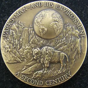 Yellowstone National Park Old Faithful Challenge Coin V2 - Picture 1 of 2