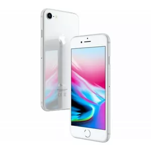 Apple iPhone 8 Silver 64GB 256GB - Unlocked AT&T T-Mobile Verizon Sprint - Picture 1 of 1