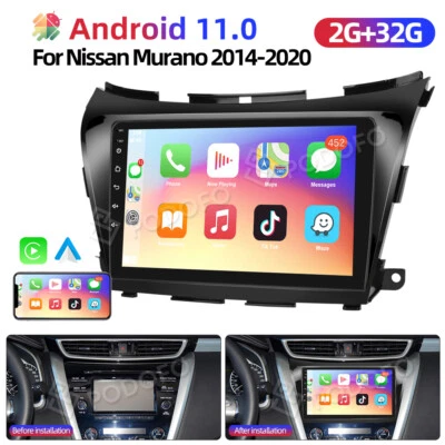 10.1" For Nissan Murano 2014-2020 Android 13 Car Stereo Radio GPS Navi Carplay - Image 1 of 4