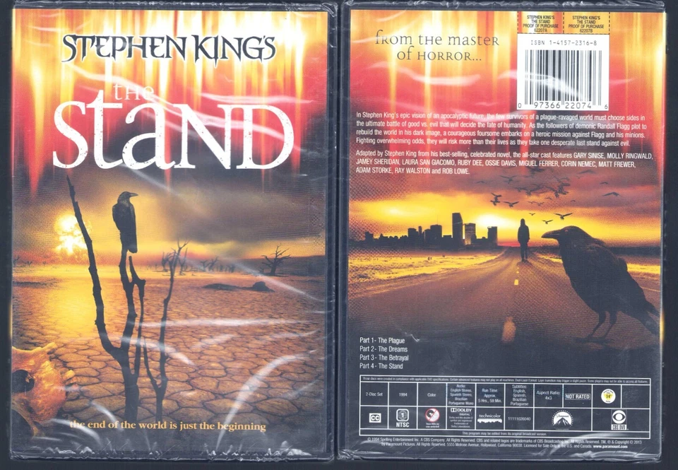 Stephen King's The Stand (2-Disc DVD Set) Original Mini-series - New & Sealed - Image 1 of 1