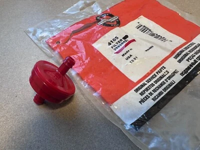 Filtro de combustível original NOS Briggs & Stratton 298090S tela em linha 4105 fabricante de equipamento original - Imagem 1 de 2