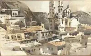 Rex Brandt signiertes Original Aquarellgemälde ""Bright Day Taxco"" Mexiko Kirche - Bild 1 von 3