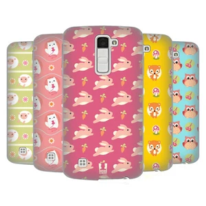 HEAD CASE DESIGNS CUTIE ANIMAL PATTERNS BACK CASE & WALLPAPER FOR LG PHONES 3 - Picture 1 of 13