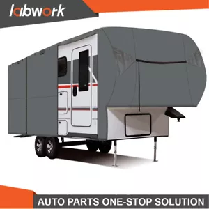Labwork 4-Ply Waterproof 5TH Wheel RV Motorhome Camper Storage Cover 26'-29' FT - Picture 1 of 21
