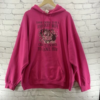 Sudadera Jerzees Mujer Talla 3XL Humor A Agujero Esposa Rosa Pullover DEFECTUOSA Foto 1 de 4
