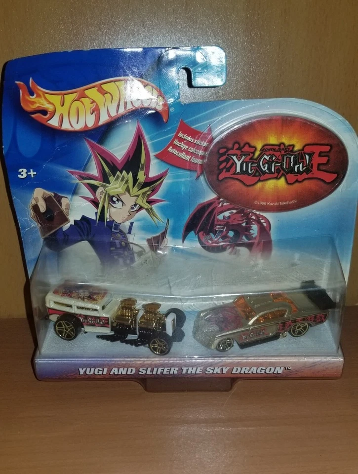 Hot Wheels Yu-Gi-Oh vs. Slifer the Sky Dragon Vehicle Set Factory Sealed Sticker - Image 1 of 1