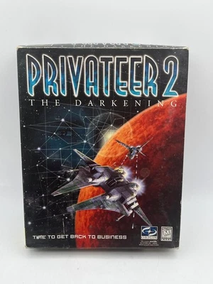Privateer 2 The Darkening 1996 Origin Wing Commander Big Box PC CD-ROM Vintage - Image 1 of 4