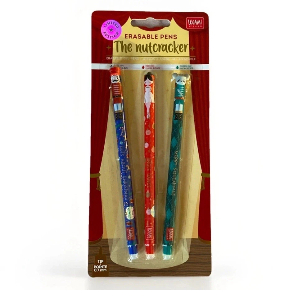 LEGAMI Gelstifte 3er | The Nutcracker | Weihnachten | Christmas | NEU & OVP ✅ - Bild 1 von 1