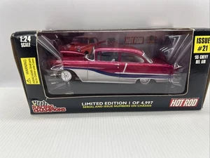 1/24 Racing Champions Hot Rod Mag. 1955 Chevy Bel Air Magenta LE 4997 jm 7900 - Picture 1 of 24