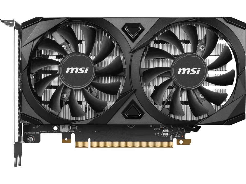 MSI Ventus GeForce RTX 3050 6GB GDDR6 PCI Express 4.0 x8 ATX Graphics Card RTX - Image 1 of 4