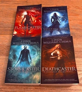 Lot 4 Shattered Realms Cinda Williams Chima Flamecaster Shadowcaster Deathcaster - Picture 1 of 1
