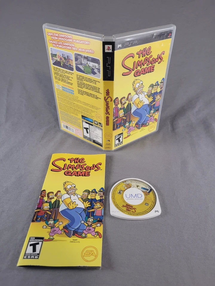 The Simpsons Game, PSP, Complete, Authentic! - Image 1 of 1