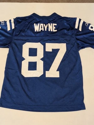 Camiseta de fútbol americano NFL Reebok REGGIE WAYNE Indianapolis Colts juvenil mediana (10-12) Foto 1 de 4