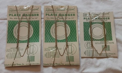 Lote de 3 colgadores de placas Roberts Colonial 350 - 7” a 10” y 450 10” a 14 SELLADOS Foto 1 de 2