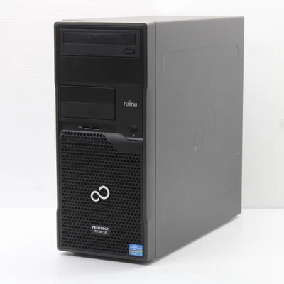 Fujitsu Primergy TX100 S3 Tower PC Intel Xeon E3 1220 8GB RAM 256GB SSD WiFi - Image 1 of 4