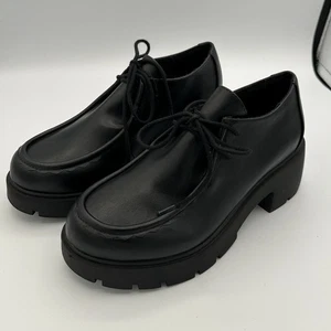 Torrid Damenschuhe schwarz Plateau-Halbschuhe mit Sohle Größe 8WW klobige Oxford-Halbschuhe - Bild 1 von 19