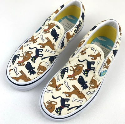 Zapatilla deportiva clásica sin cordones Vans x Los Simpson Family Pets niños talla 13 Foto 1 de 4