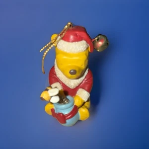 Vintage Disney Classic Pooh "Winnie Puuh & Honigtopf" Weihnachtsschmuck 2,5x2" - Bild 1 von 8